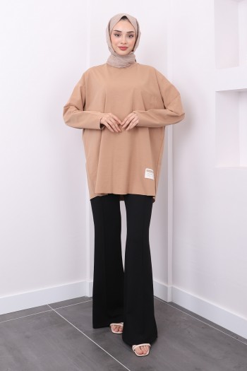 Vizon Oversize Örme Tunik