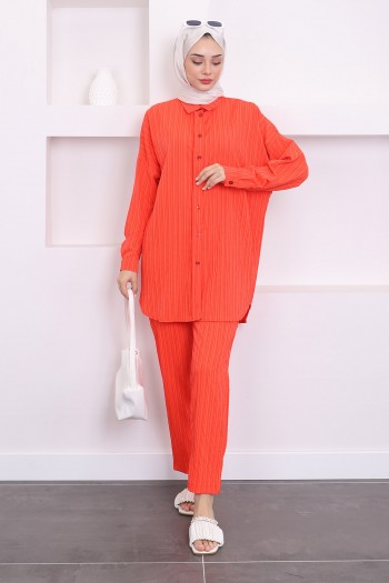 Orange Tunik Pantolon Takım