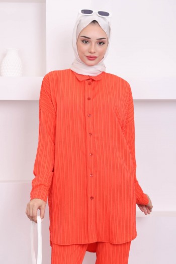 Orange Tunik Pantolon Takım